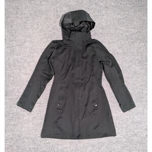 Patagonia Tres 3 In 1 Parka Womens XS Hooded Rain Jacket Softshell Only Black